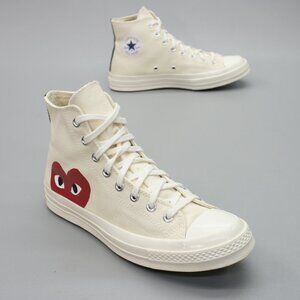 Converse Men's 10 Chuck Taylor All Star Shoes 70 Comme des Garcons PLAY Sneakers